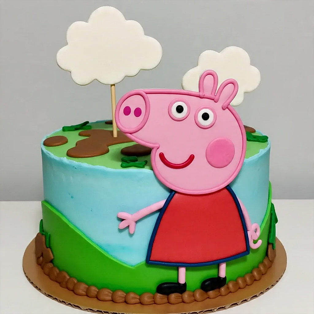 Peppa Pig Cream Cake