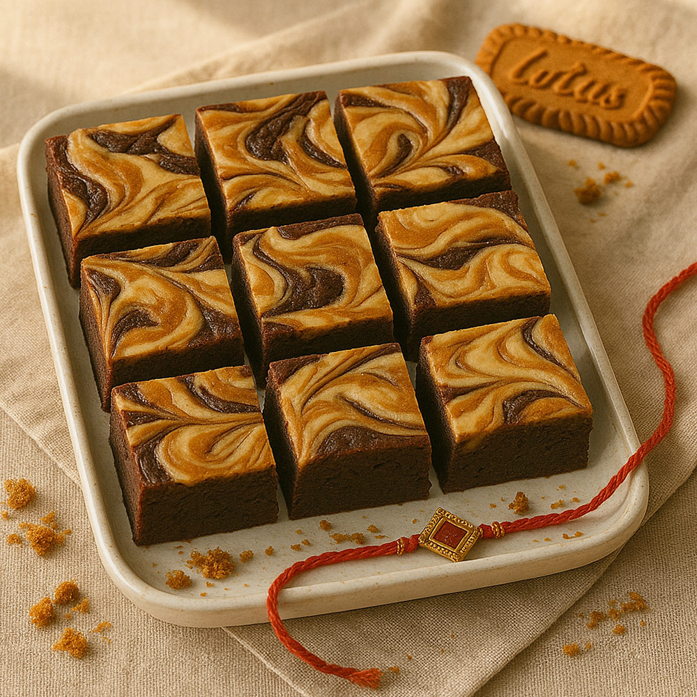 Biscoff Cheesecake Swirl Brownies