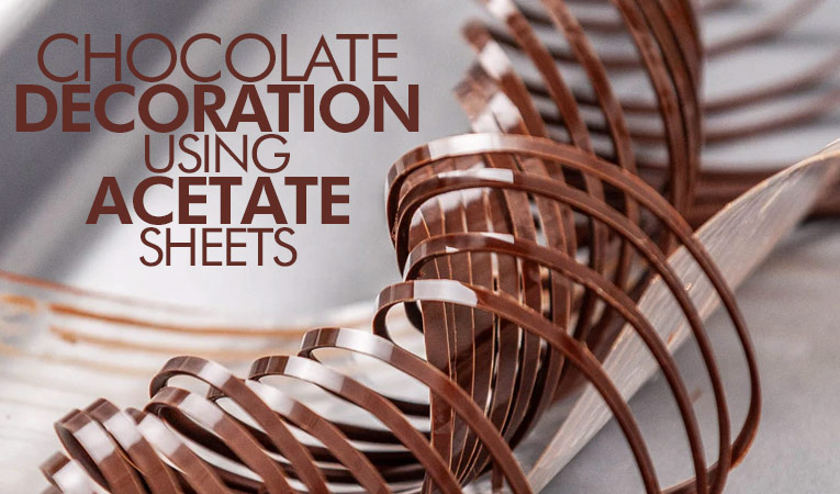 Create Stunning Chocolate Decorations with Acetate Sheets