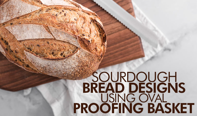 Creative Sourdough Bread Designs Using Oval Proofing Baskets