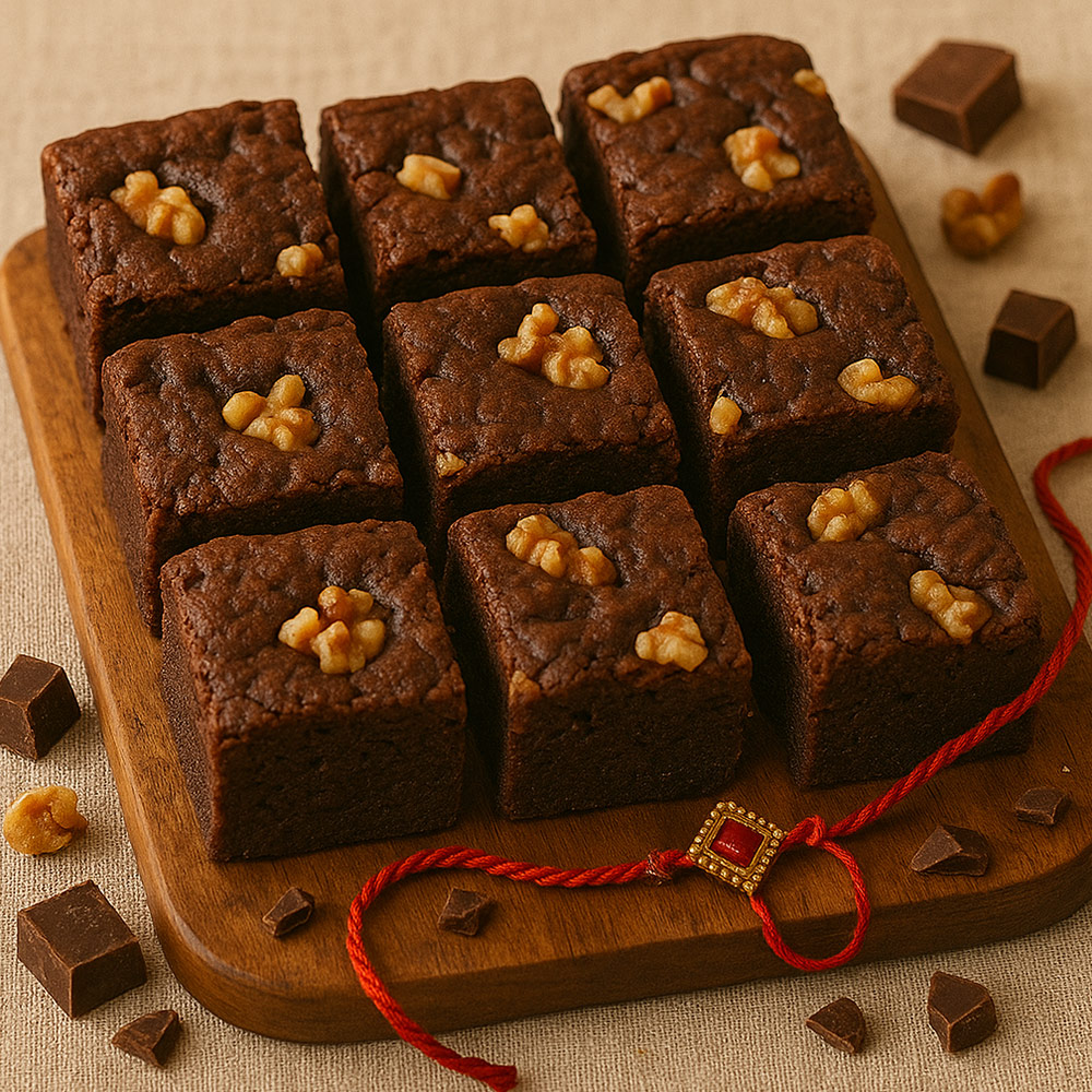 Classic Walnut Fudge Brownie