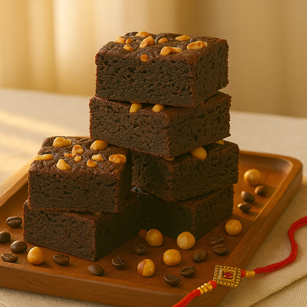 Coffee Hazelnut Brownies