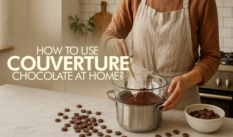 How to use Couverture Chocolate for baking at Home?