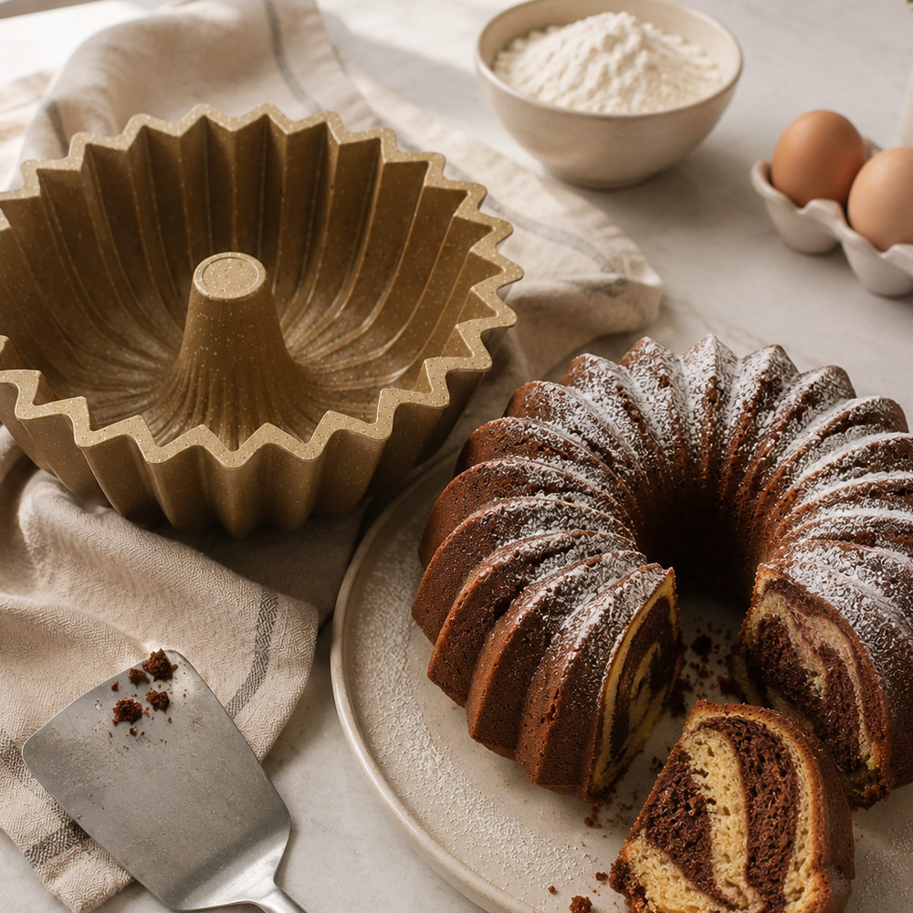 Marble Swirl Bundt Cake