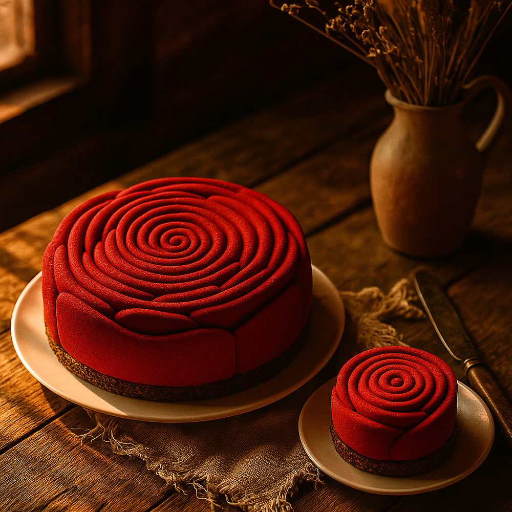 Ruby Red Rose Entremet