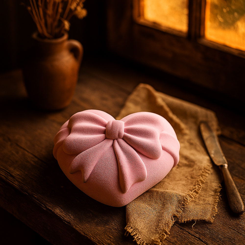 Valentine Heart Mousse Cake