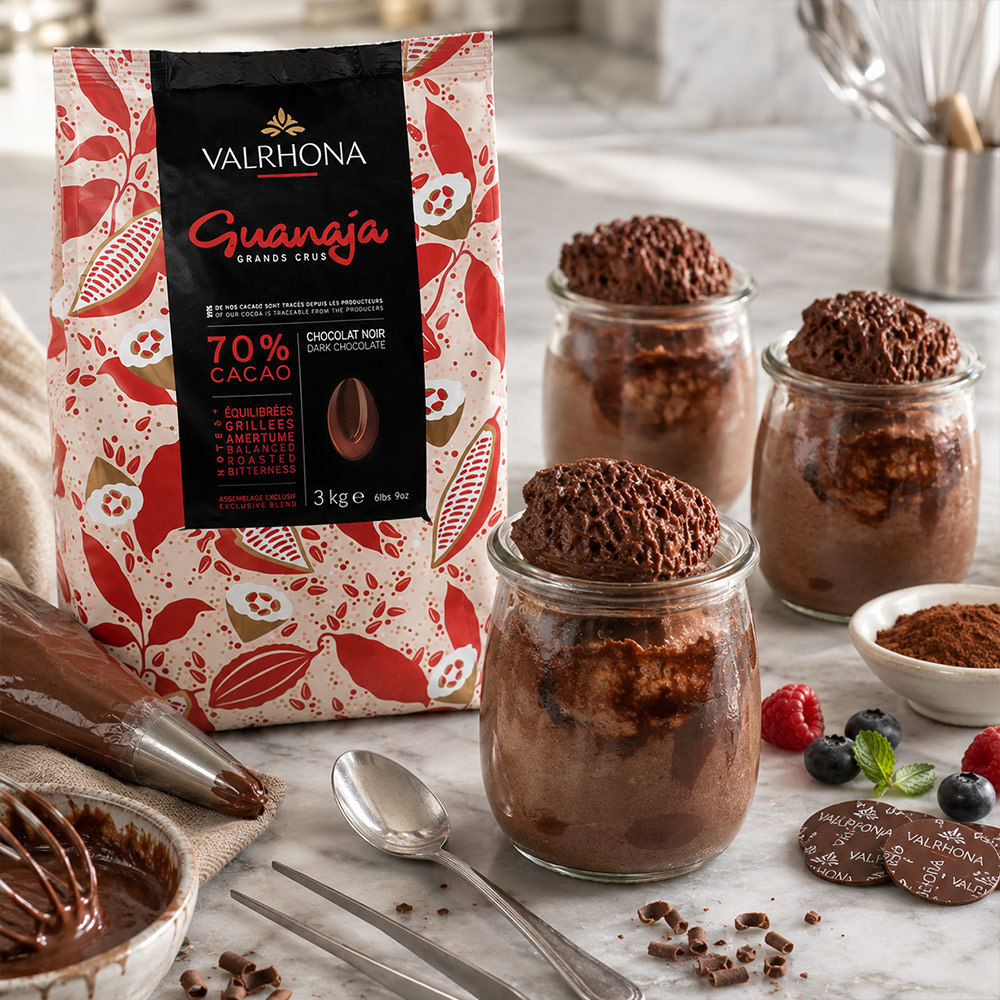 Valrhona Guanaja 70% Chocolate Mousse