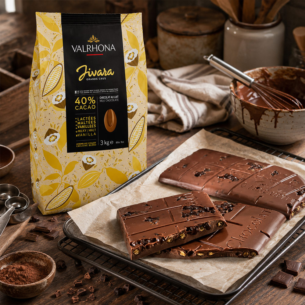 Valrhona Jivara Praline Chocolate Bar