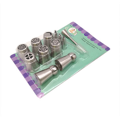 12pc Russian Nozzle Set with Brush
