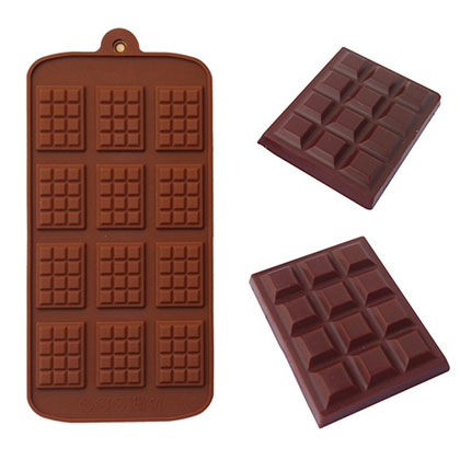 12 Small Chocolate Bar Mould