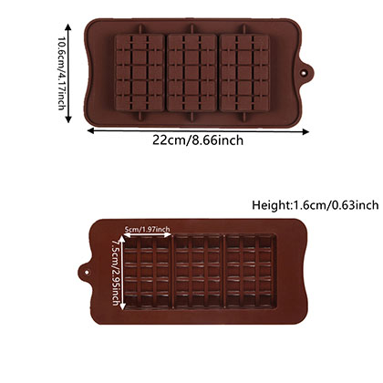 3 mini Bar Silicone Mould