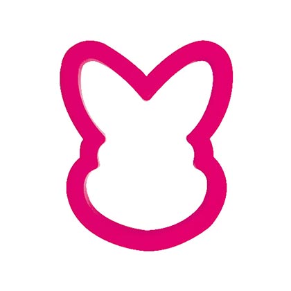 Bunny Plastic Cookie Cutter