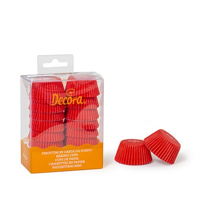 Red Baking Cups 32 X 22 mm