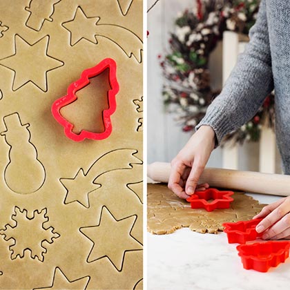 Christmas Cookie Cutters 4 Pcs