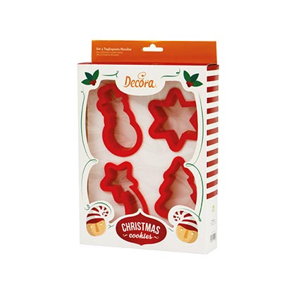 Christmas Cookie Cutters 4 Pcs