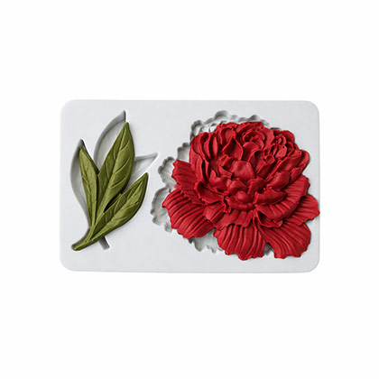 Peony Flower and Leaf DIY Mould
