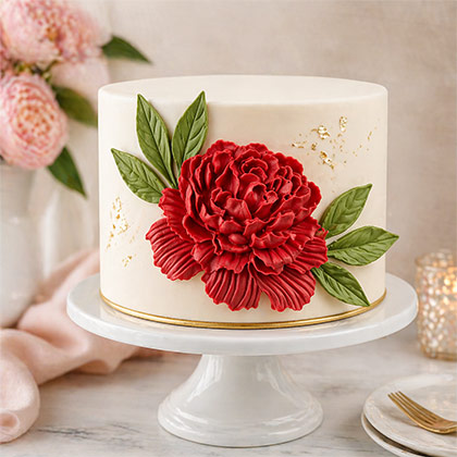 Peony Flower and Leaf DIY Mould