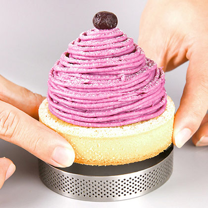 3 pcs Perforated Tart Rings