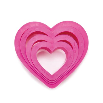 Heart Cookie Cutters -4 Pcs