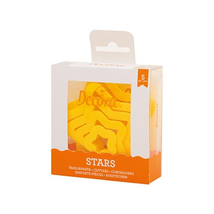 Star Cookie Cutters - 5 Pcs