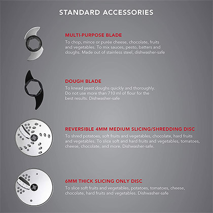 7-Cup Food Processor - Black