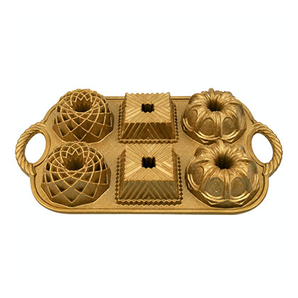 6 Cavity Assorted Mini Bundt Pan