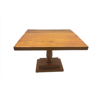 Square Wooden Cake Stand