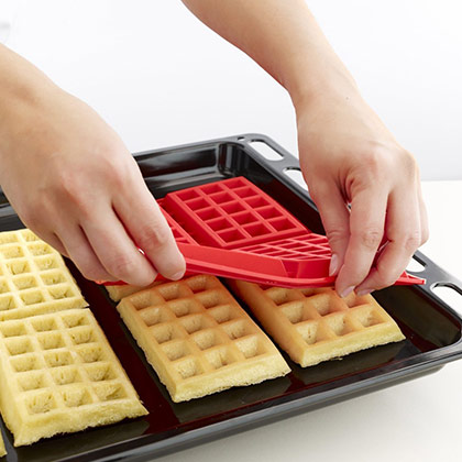 Lekue Silicone Waffle Mould - Set of 2