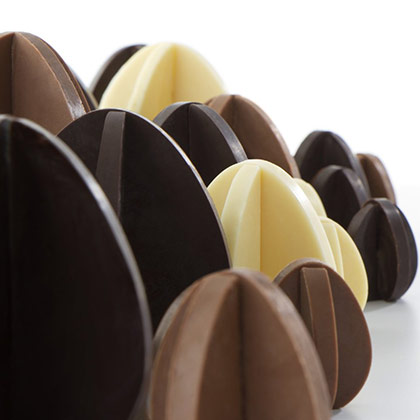Lekue Silicone 3D Easter Egg Chocolate Mould