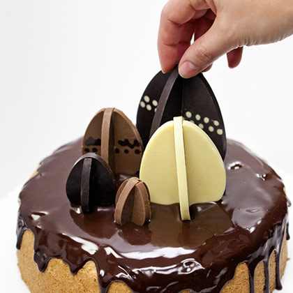 Lekue Silicone 3D Easter Egg Chocolate Mould