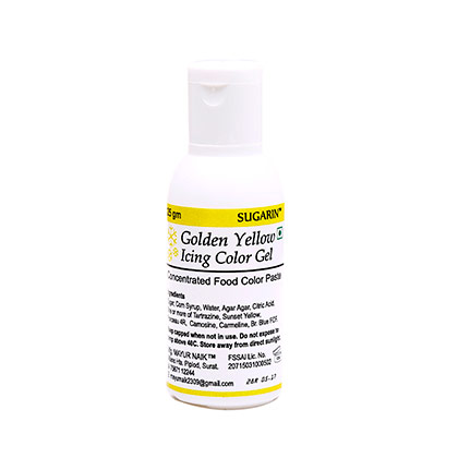 Golden Yellow Icing Gel Color - Sugarin