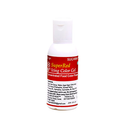Sugarin Super Red Icing Color Gel