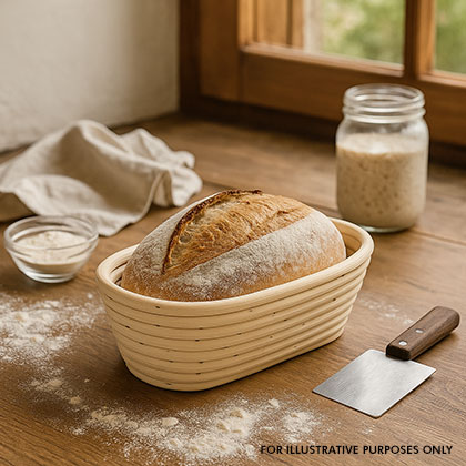25 cms - Oval Bread Proofing Basket