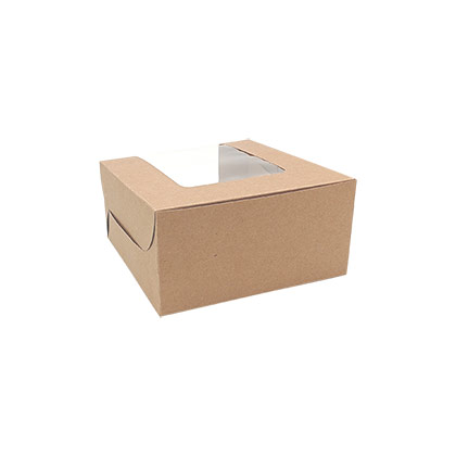 4 Cavity Cupcake Packaging Box