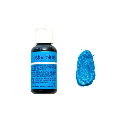 Chefmaster Gel Sky Blue 70 Oz - 20ml