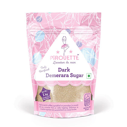 Pirouette Dark Demerara Sugar 1kg