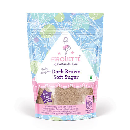 Pirouette Dark Brown Soft Sugar 1kg