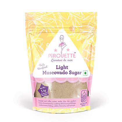 Pirouette Light Muscovado Sugar 1kg
