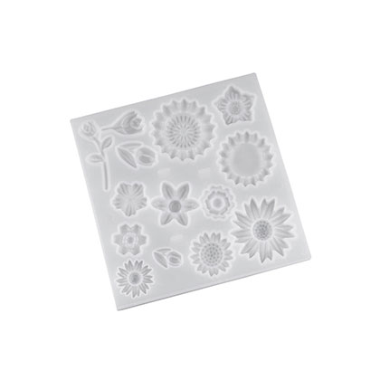 Multiple Flowers Silicone Fondant Mould