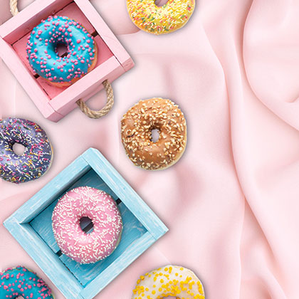 Pink Wrinkled Silk Cloth