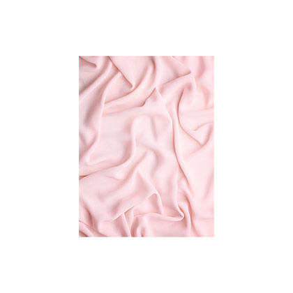 Pink Wrinkled Silk Cloth