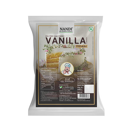 Egg Free Vanilla Premium Cake Premix