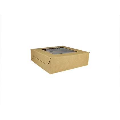 Kraft Paper 4 pcs Brownie Boxes