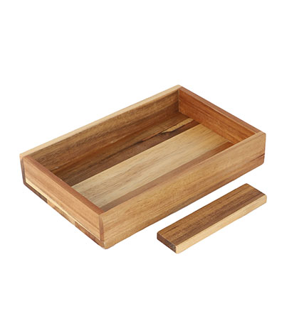 Rectangle Tray & Partition 28X18X5 cms