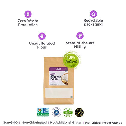 All Purpose Flour, Unbleached - 1 Kg