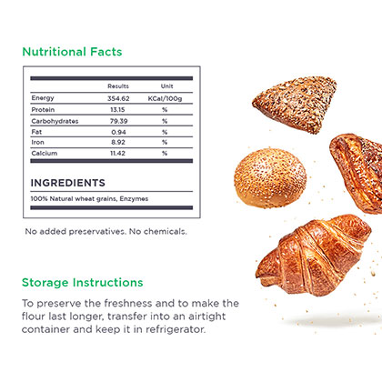 Unbleached Strong Bread Flour - 5 Kg