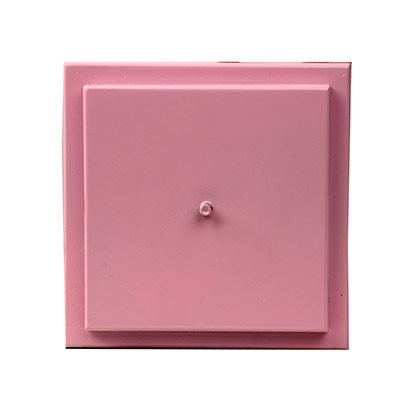 Pink Square Wooden Cake Stand