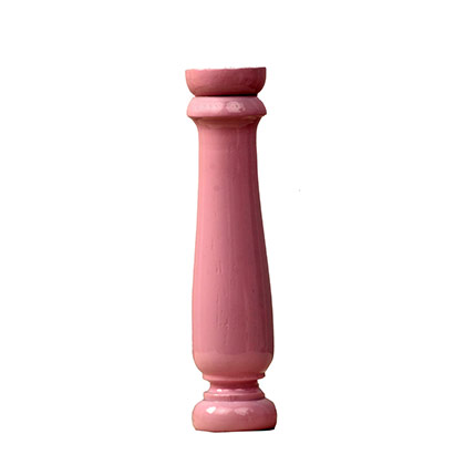 Pink Square Wooden Cake Stand