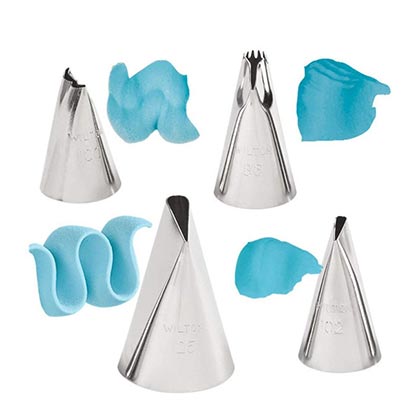4pcs Wilton Ruffles Tip Set