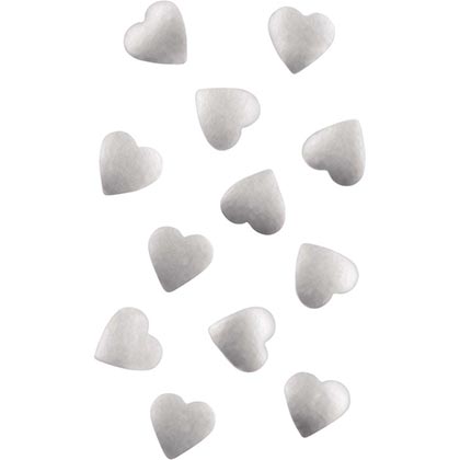 Wilton Edible Glitter Silver Hearts